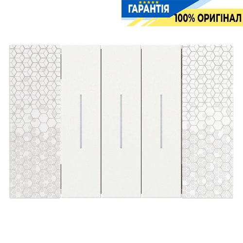 Декоративна рамка Bticino Living Now (3 модулі), колір піксель KA4803MW