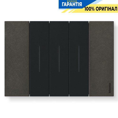 Декоративна рамка Bticino Living Now (3 модулі), колір космоc KA4803NG