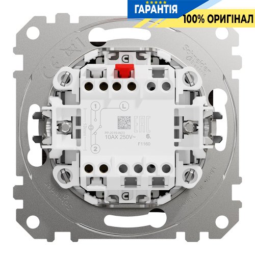 Переключатель с подсветкой 1-кл Schneider Electric «Sedna Elements» SDD181106L (цвет - венге)