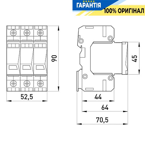 Комбинированный УЗИП E.Next e.POII.3 LCF класс II+III, 3П, Арт.: 82.009