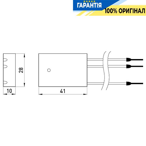 Комбінований ПЗІП E.Next e.PODA клас III + звукова сигналізація спрацьовування, що вбудовується в підрозетник, Арт.: 92.133/95
