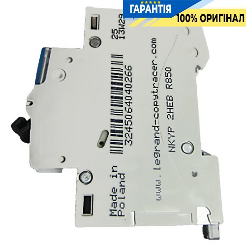 Автоматический выключатель Legrand TX&#179; 1-П С63, 6кА, арт.: 404034