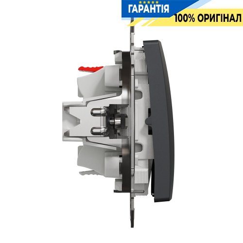 Кнопковий перемикач 1-кл Schneider Electric Sedna Design SDD114116 (колір - чорний)