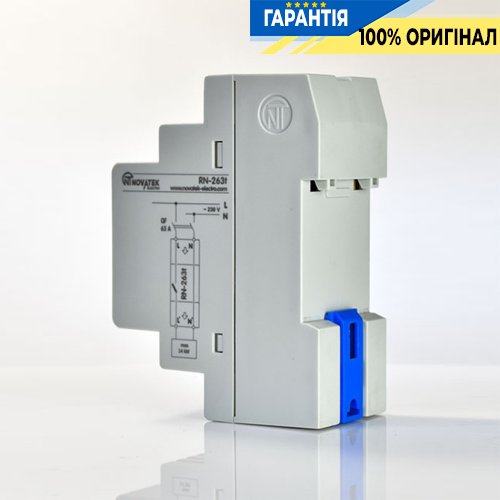 Реле напруги РН-263t (багатофункціональне) Novatek (Новатек)