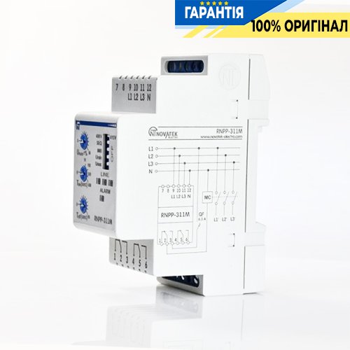 Реле контроля фаз РНПП-311М Novatek (Новатек)