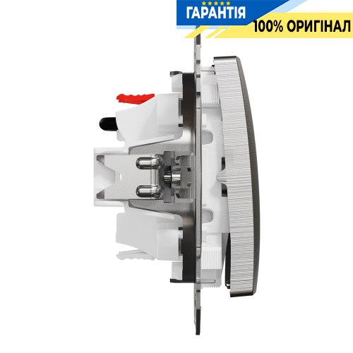 Вимикач для жалюзі 2-кл Schneider Electric Sedna Elements SDD170104 (колір - матовий алюміній)