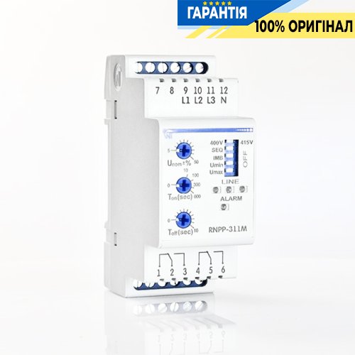 Реле контроля фаз РНПП-311М Novatek (Новатек)