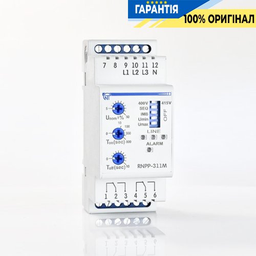 Реле контроля фаз РНПП-311М Novatek (Новатек)