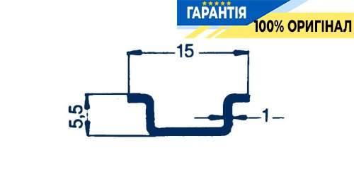 Перфорированная DIN-рейка 15 мм L-200см Conta-Clip cc2092.0