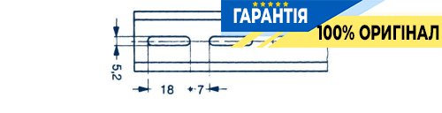 DIN-рейка перфорована 35 мм L-200см Conta-Clip cc2095.0