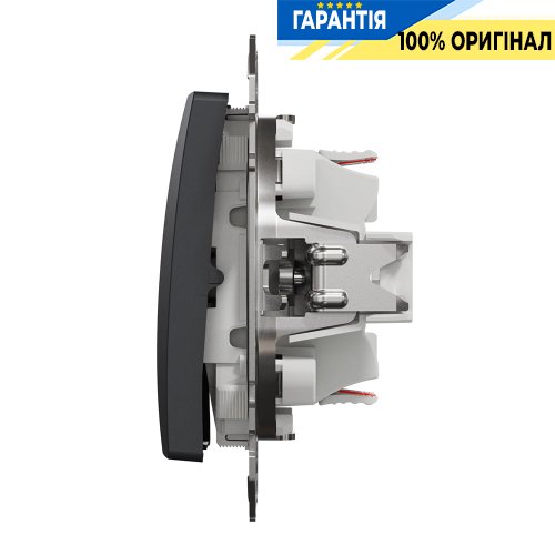 Переключатель 2-кл Schneider Electric «Sedna Design» SDD114108 (цвет - черный)