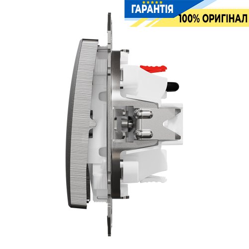 Вимикач для жалюзі 2-кл Schneider Electric Sedna Elements SDD170104 (колір - матовий алюміній)