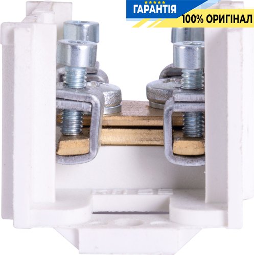 Клемна колодка прохідна e.tc.main.brass.35, 1х35 мм.кв./4х6 мм.кв., латунний контакт p0820001 E.NEXT p0820001 E.NEXT