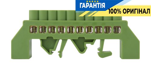 Шина нулевая в изолированном корпусе универсальная зеленая E.NEXT p0650021