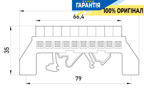 Шина нулевая в изолированном корпусе универсальная зеленая E.NEXT p0650021