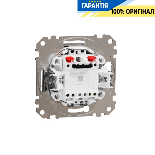 Вимикач для жалюзі 2-кл Schneider Electric Sedna Elements SDD170104 (колір - матовий алюміній)