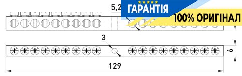 Шина нулевая 18 отв.х 20 А e.bsc.stand.20.18 E.NEXT s055007