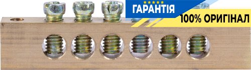 E.NEXT Шина нулевая, 6 отв.х 60 А, e.bsa.stand.60.6, s056003