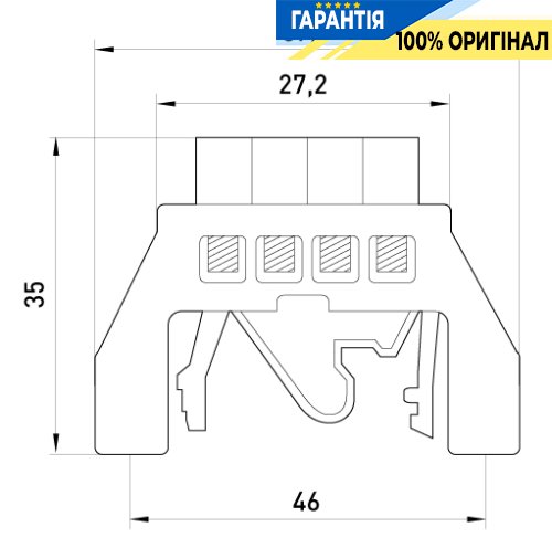 Шина нульова e.bsi.pro.2.4 в ізол. корпусі універсальна p0650010 E.NEXT