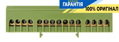 Шина нулевая зеленая на DIN-рейку в изол. корпусе e.bsi.pro.1.15 E.NEXT p0650016
