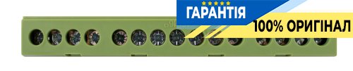 Шина нулевая зеленая на DIN-рейку в изол. корпусе e.bsi.pro.1.15 E.NEXT p0650016