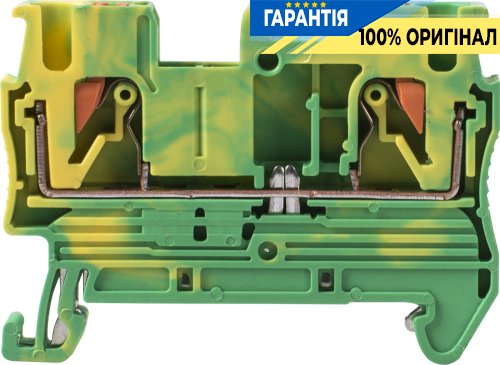 Набірна заземлювальна клемна колодка на DIN-рейку e.tc.z.din.spring.2,5 s070013 E.NEXT