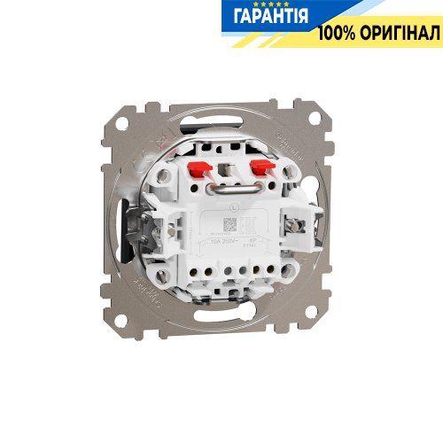 Кнопковий вимикач для жалюзі 2-кл Schneider Electric Sedna Design SDD114114 (колір - чорний)