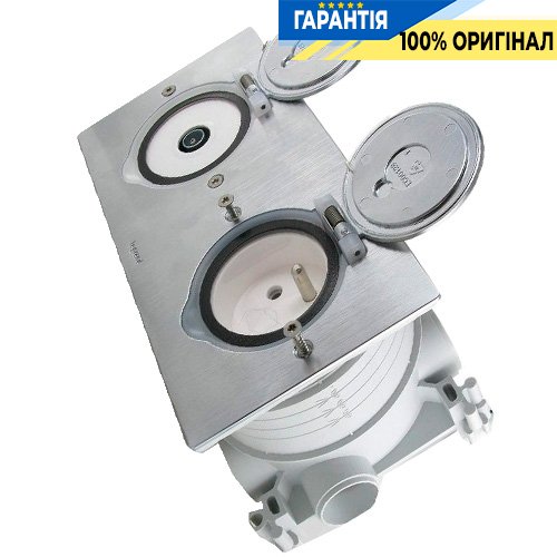 Legrand розетка напольная нержавеющая сталь квадрат 2 места 2 модуля 89702