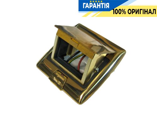Розеточний блок 3-модуля латунь 650350
