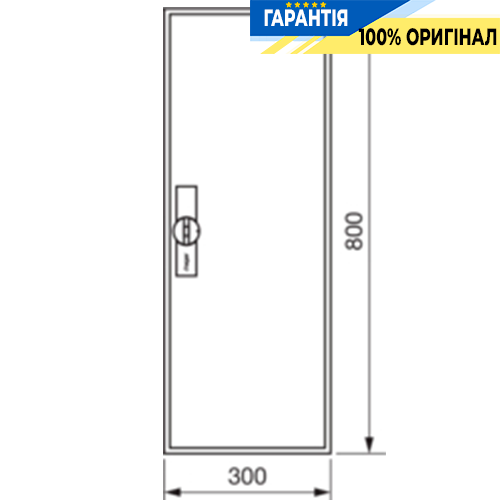 Пустий щит Univers накладного монтажу Hager FWB51D