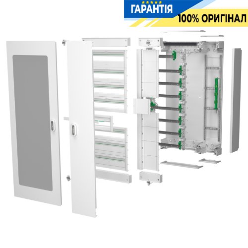Щит навісний з розподільним каналом, 8 рядів по 24 модулі, PrismaSeT S, SE LVSSD824