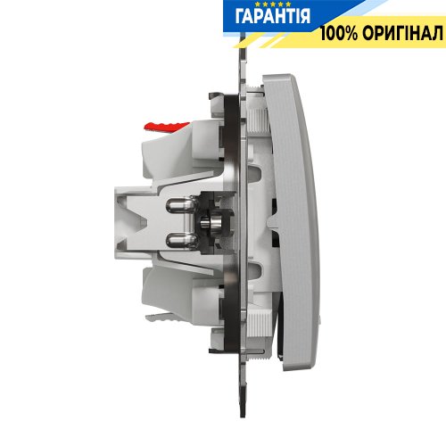 Перемикач з підсвічуванням 1-кл Schneider Electric Sedna Design SDD113106L (колір - алюміній)