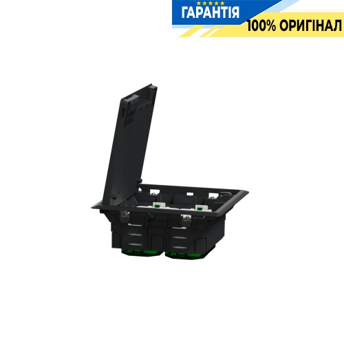 Підлоговий лючок, пластиковий, 4 модуля (M), Unica System+ SE INS52120