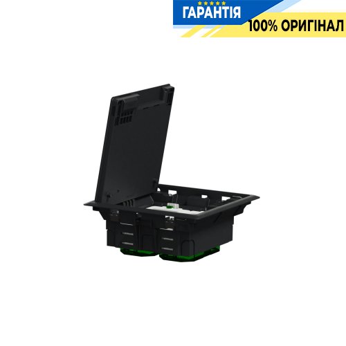 Підлоговий лючок, пластиковий, 4 модуля (M), Unica System+ SE INS52120
