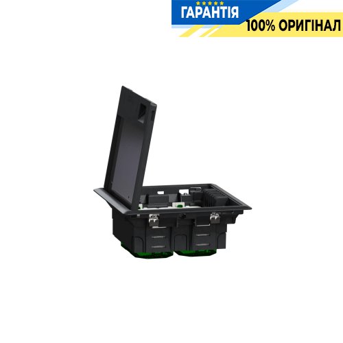 Підлоговий лючок, пластиковий, 4 модуля (M), Unica System+ SE INS52120