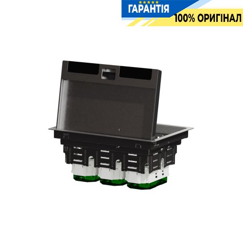 Лючок підлоговий металевий 6 модулів (L) Schneider Electric Unica System+ SE INS52123