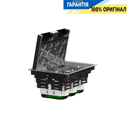 Лючок підлоговий металевий 6 модулів (L) Schneider Electric Unica System+ SE INS52123