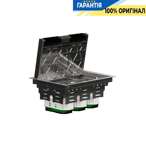 Лючок підлоговий металевий 6 модулів (L) Schneider Electric Unica System+ SE INS52123