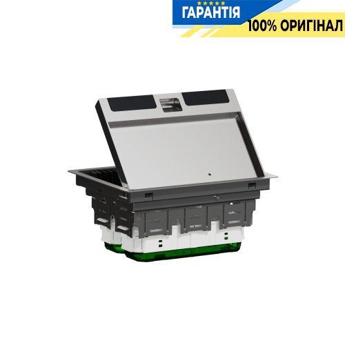 Напільний лючок металевий, 8 модулів (L), Unica System+ SE INS52125