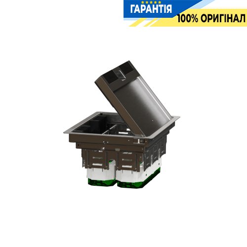 Напільний лючок металевий, 8 модулів (L), Unica System+ SE INS52125