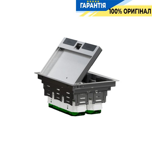 Напільний лючок металевий, 8 модулів (L), Unica System+ SE INS52125