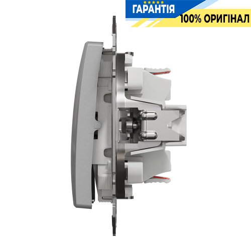 Переключатель 2-кл Schneider Electric «Sedna Design» SDD113108 (цвет - алюминий)
