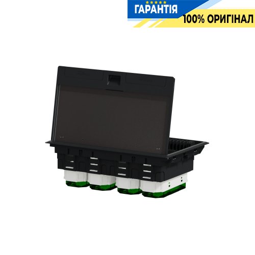 Підлоговий лючок, пластиковий, 12 модулів (XL), Unica System+ SE INS52126