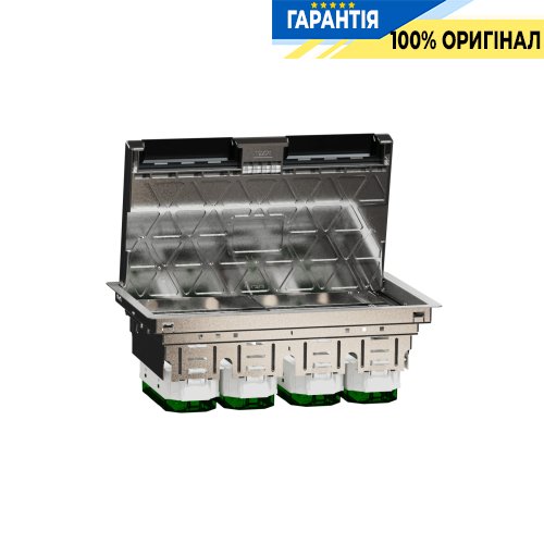 Напільний лючок, металевий, 12 модулів (XL), Unica System+ Schneider Electric INS52127