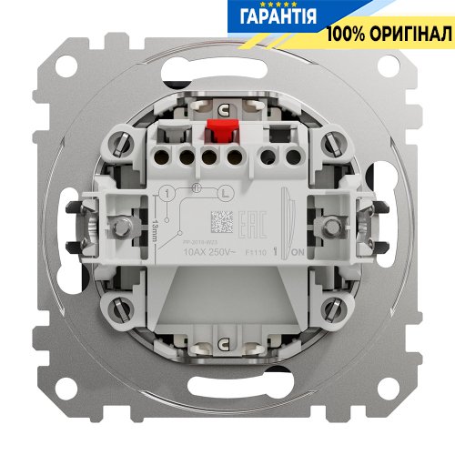 Выключатель с подсветкой 1-кл Schneider Electric «Sedna Design» SDD114101L (цвет - черный)