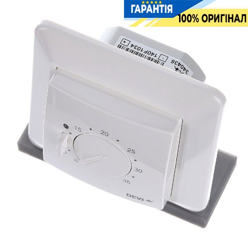 Терморегулятор Devi Devireg 531 з датчиком повітря, 5-35 °C, 15А, 140F1034