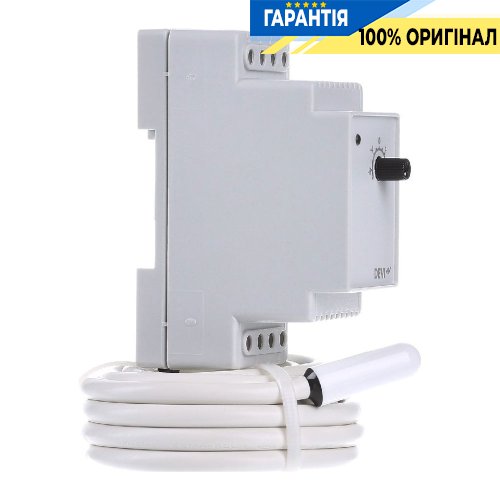 Терморегулятор Devi Devireg 330, 16 A, +60…+160°C, DIN, з датчиком підлоги, 140F1073