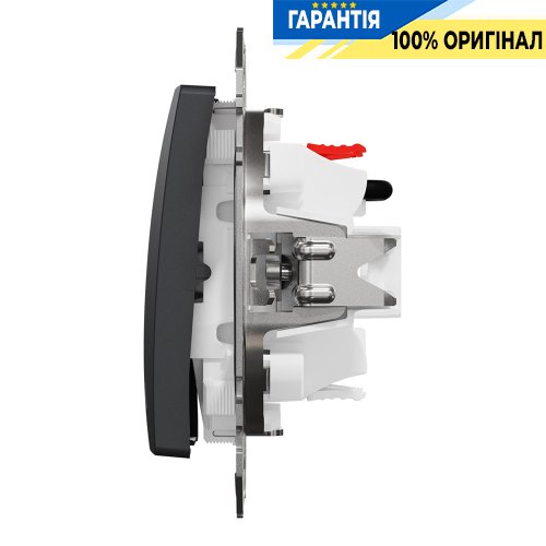 Вимикач для жалюзі 2-кл Schneider Electric Sedna Design SDD114104 (колір - чорний)