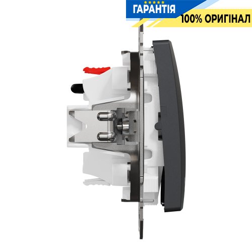 Вимикач для жалюзі 2-кл Schneider Electric Sedna Design SDD114104 (колір - чорний)