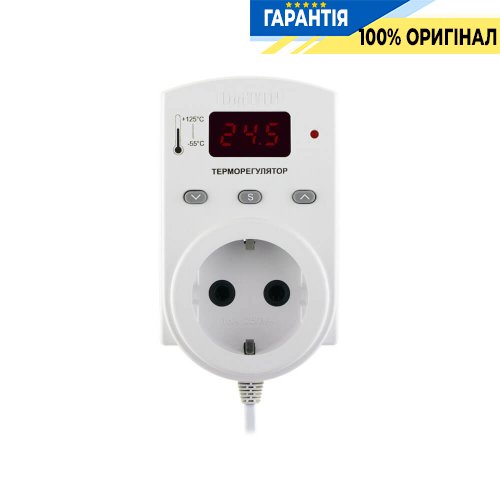 Терморегулятор DigiTop ТР-1, діапазон -50…+125°С, 230V/16А, для розетки